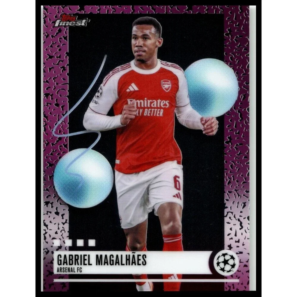 2025-26 Finest UEFA Gabriel Magalhães #259 Arsenal FC Uncommon
